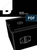 Dbaudio Manual b6 Sub 1.2 en