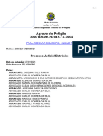 Agravo de Petição - Penhora de Terceiro Alheio A Execução (Trabalhista)