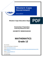 2016 2008 CAPS - NCS Geometry GR 12 Memo 14 July