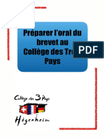 Livret de Préparation Oral Du Brevet 23