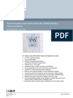 A6V12335738 - Flush-Mounted Room Thermostat With RS485 Modbus Co - en