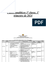 Planos Analíticos 1o Trimestre 1 A 6 Classe 2024