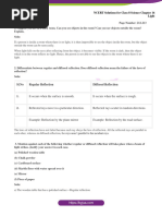 Ncert Solutions For Class 8 March 31 Science Chapter 16 Light