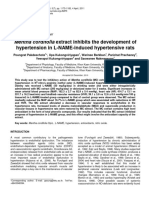 Extract Inhibits The Development of Hypertension in L-NAME-induced Hypertensive Rats