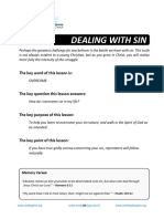 Lesson 10 Dealing With Sin Conv