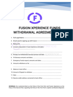 Fusion Xperience Withdrawal Form