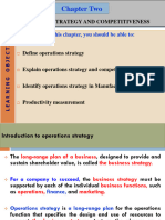 Operation Management Chapter Chapter Two