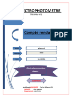 TP:Spectrophotometre