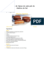 Especialide de Comidas Típicas Da América Do Sul