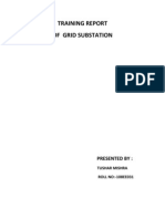 Training Report of Grid Substation: Presented by