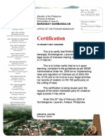 Chainsaw Owner Cert