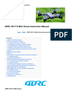 4d v12 Mini Drone Manual