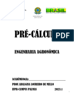 Apostila Pré Cálculo Alunos Ppc.2023