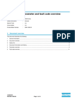 NEOS Parameter and Fault Code Overview EN 2946185800