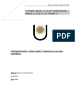 Determinacion Data de Muerte en Funcion de Fauna Cadaverica