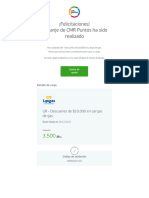 ¡Felicitaciones! Tu Canje de CMR Puntos Ha Sido Realizado: UR - Descuento de $10.000 en Cargas de Gas