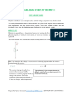 Circuit Theory I-Unit 2