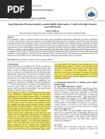 Legal Delineation of Business Methods As Patent Eligible Subject Matter: A Study in The Light of Quartet Cases of The Decade