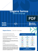 Samoa Language Cards 2023