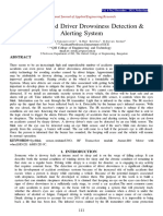 Arduino Based Driver Drowsiness Detection & Alerting System - Pagenumber