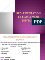 La Reglementation Et Classement ERP IGH