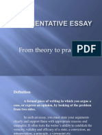 Argumentative Essay