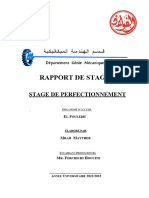 Rapport de Perfectionnement 1