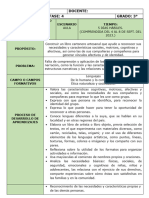 3° Planeación Didáctica Por Campos Formativos Tercer Grado Xochitl Cruz Pronalees