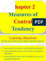 Measures of Central Tendency