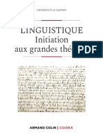 Georges-Elia Sarfati - Linguistique - Initiation Aux Grandes Théories-2ED-Jericho