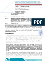 Informe de Suspencion de Obra