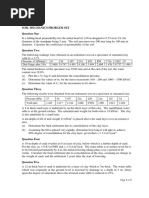 Soil Mechanics Problem Set