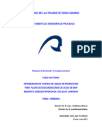 Universidad de Las Palmas de Gran Canaria: Departamento de Ingenieria de Procesos