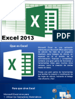 Excel 2013