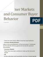 Chapter 5 Consumer Markets and Consumer Buyer Behavior