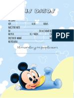 Agenda Mickey