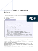 Les Espaces Vectoriels Et Les Applications Lineaires Cours