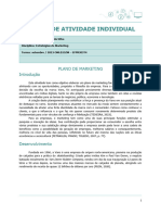 Atividade Individual - Estratégias de Marketing - SAMUEL LIMA DA SILVA