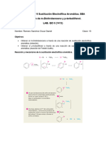 Prácticas 8 y 9 Sustitución Electrofílica Aromática