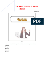 TỔNG HỢP ĐỀ THI TOEIC READING