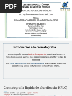 Cromatografía Liquida de Alta Eficacia HPLC