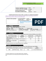 Contoh Isian - Pendaftaran RPL Dan Riwayat Hidup S1 Kep