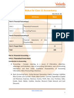 CBSE Syllabus For Class 11 Accountancy 2023-24 (Revised) PDF Download