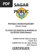 Sagar Public School: Physics Investigatory