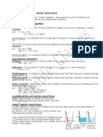 REDOX REACTIONS ST