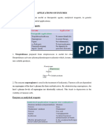 Applications of Enzymes