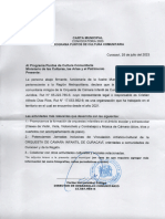 Carta Municipalidad Curacaví