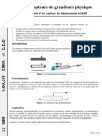 TP2 Capteur de Deplacement Resistif