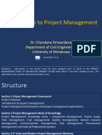 Introduction To Project Management