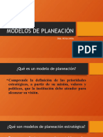 Modelos de Planeación